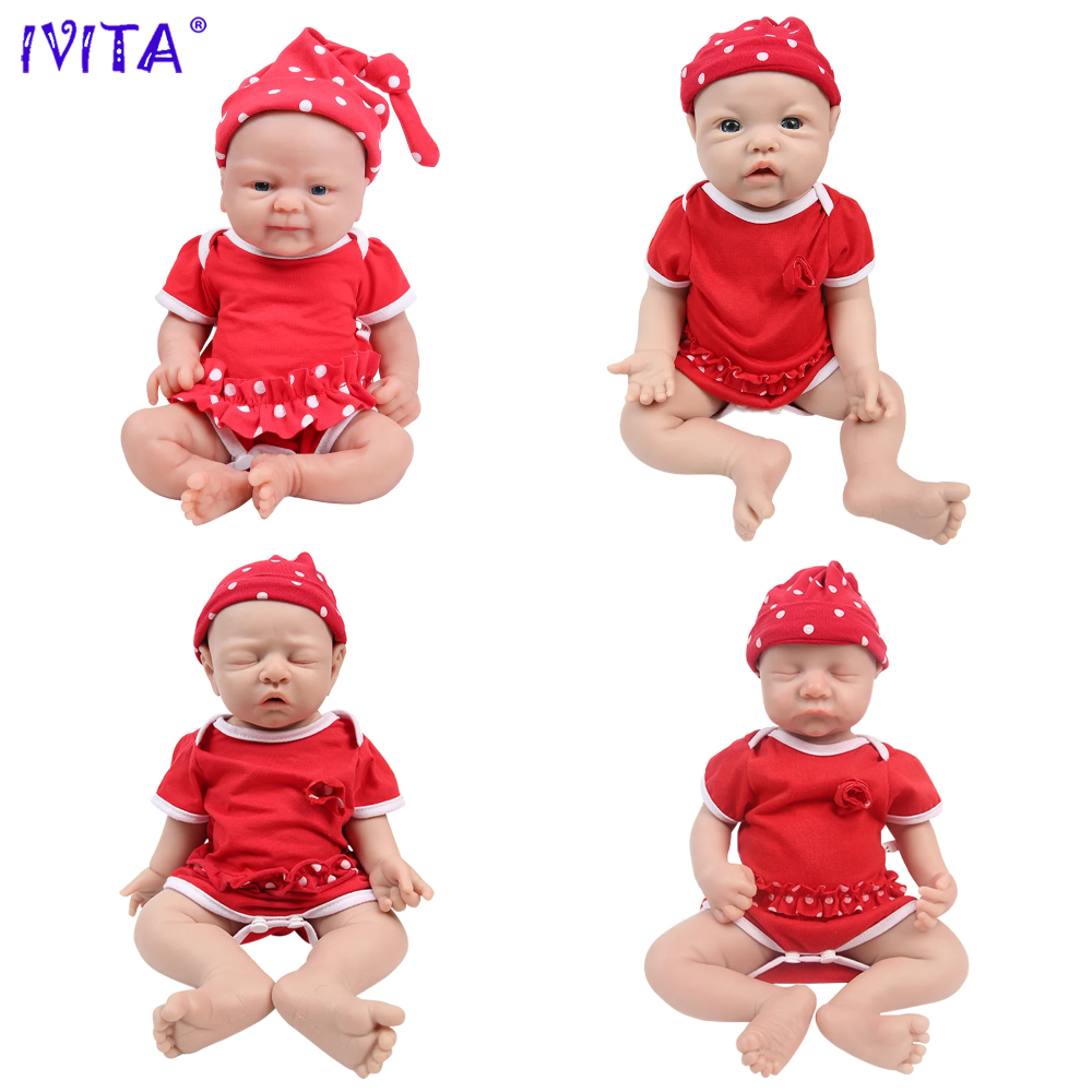 Kids Toys Deals - IVITA 100% muñecas Reborn de silicona
