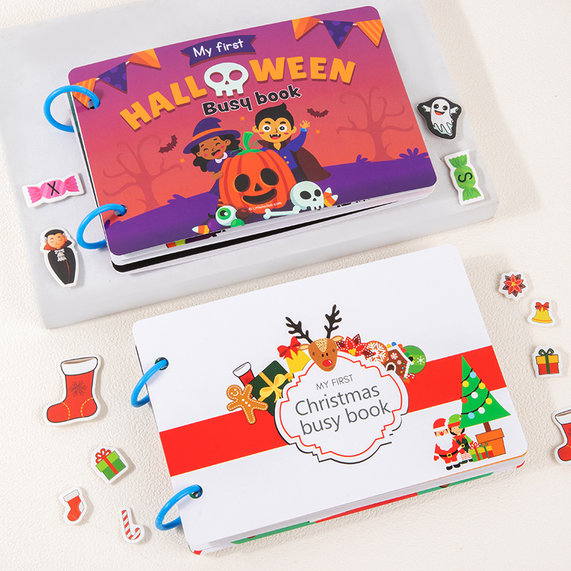 Kids Quiet Toys - Libro ocupado Montessori para bebé, regalo