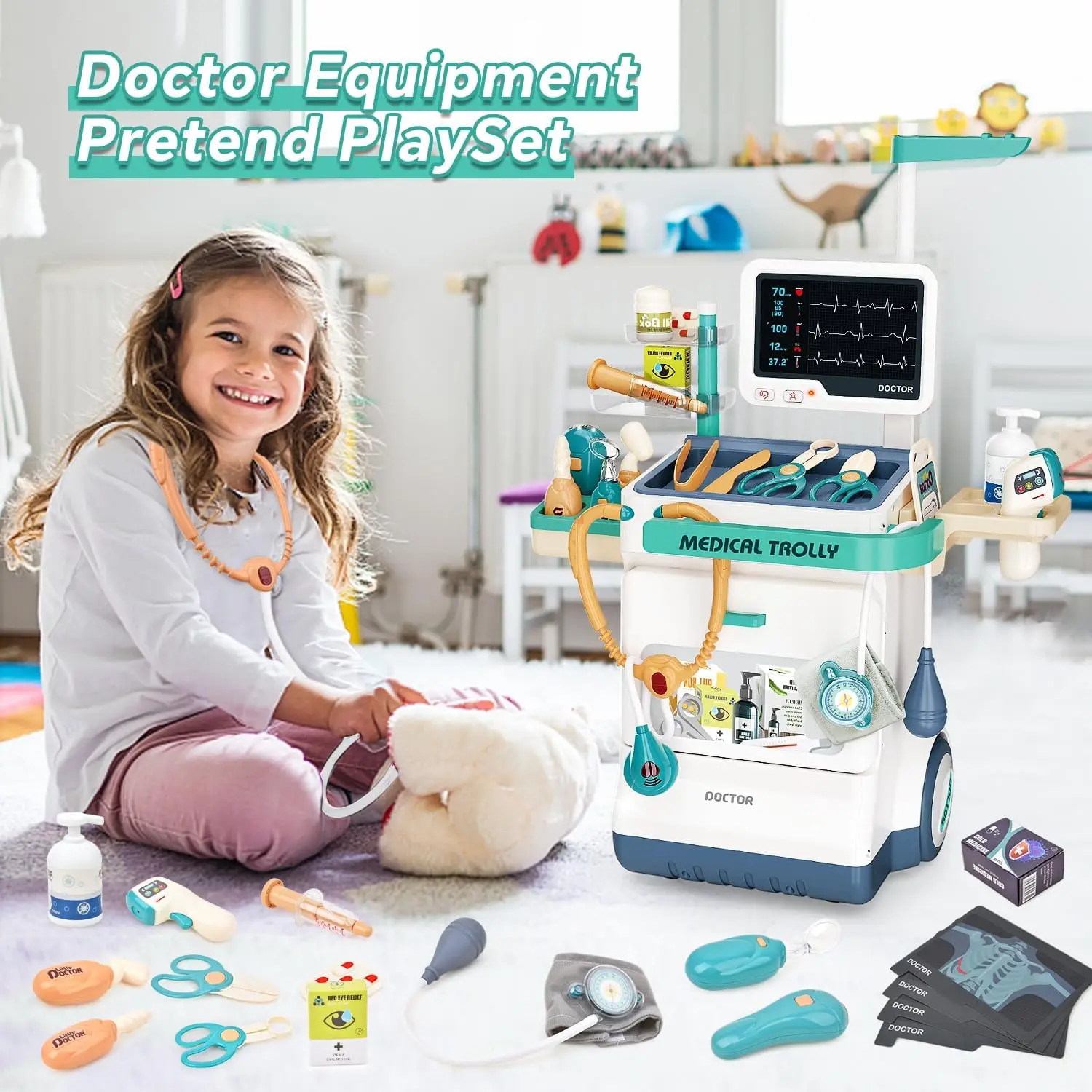 Kids Xray Toys - Kit médico para niños, juguete, juego