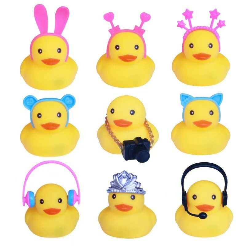 Rubber Duck Bath - 10 Uds. Accesorios de pato de