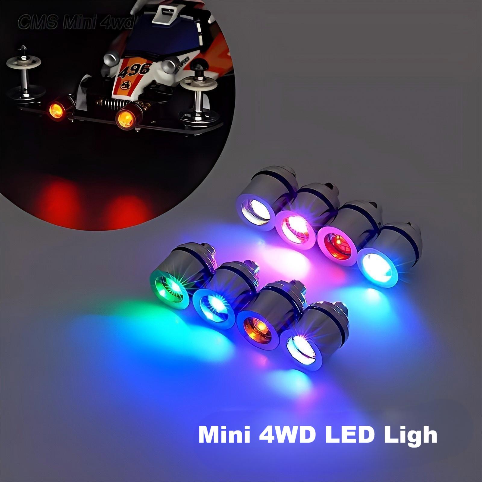 Tamiya Model Mini 4Wd - Mini Lámparas LED Autoiluminadas, Luces Decorativas