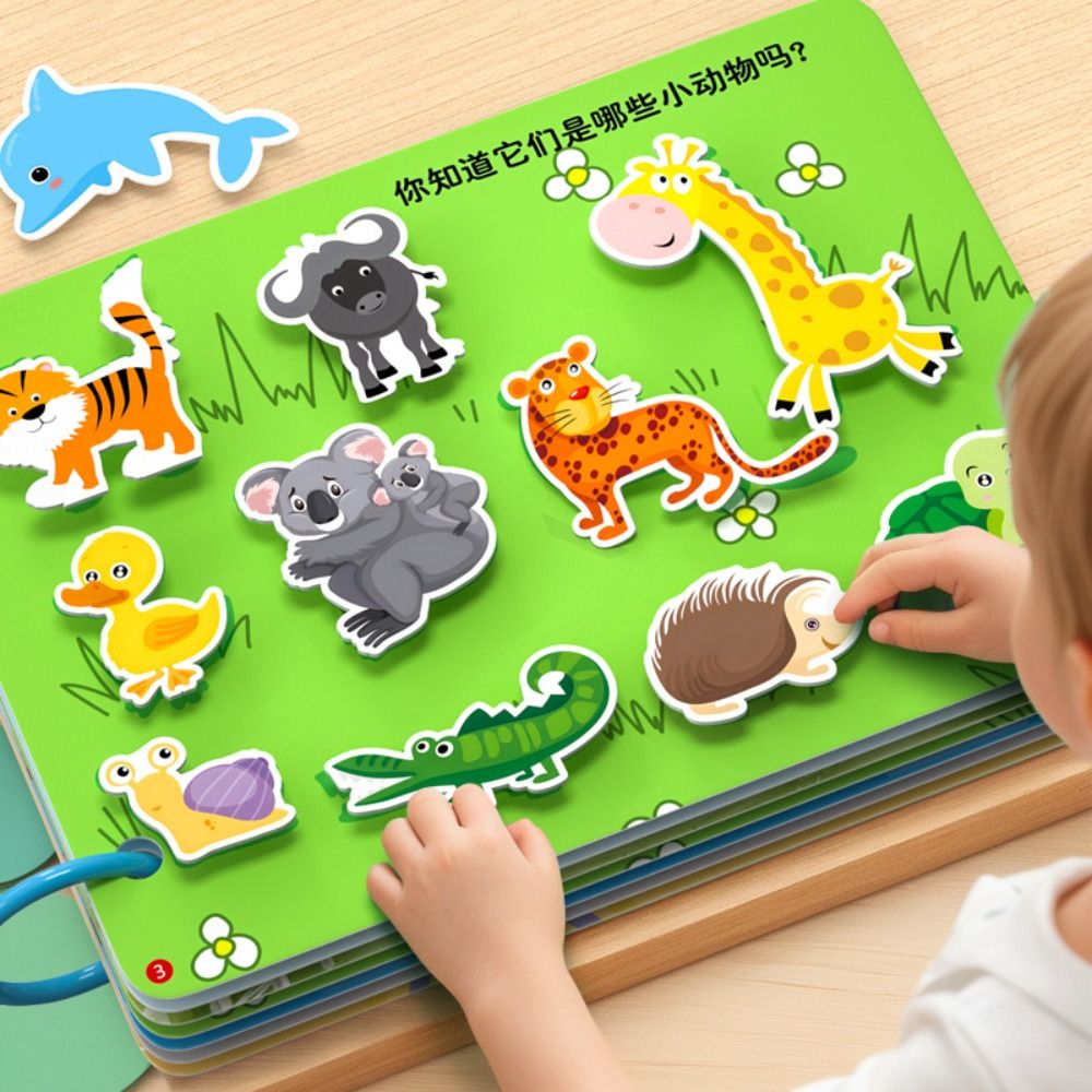 Kids Quiet Toys - Libro duradero de 10 páginas para