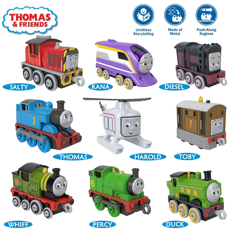 Kids Toys Play Thomas - Tren de juguete de metal fundido