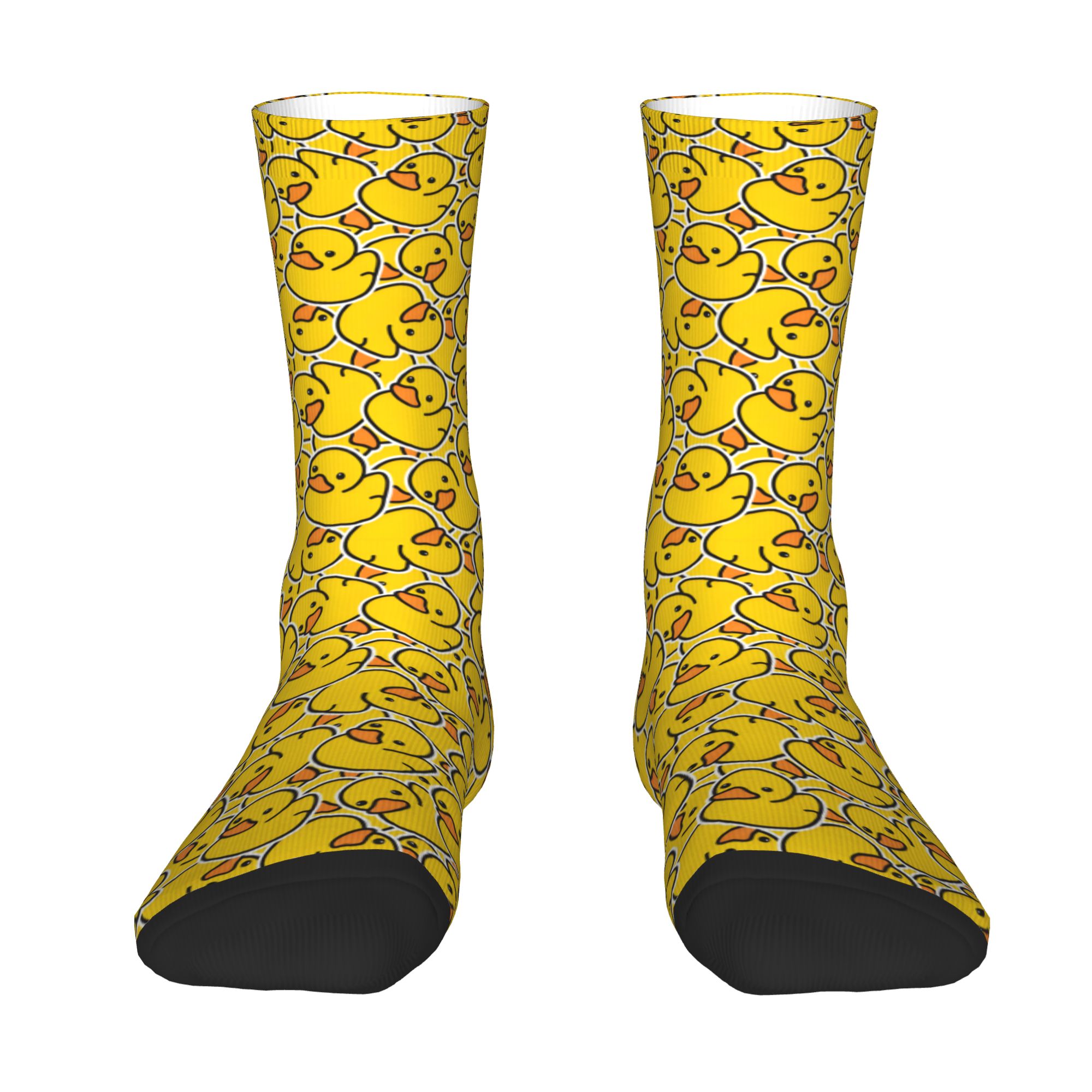 Rubber Duck Bath - Calcetines de vestir unisex con diseño