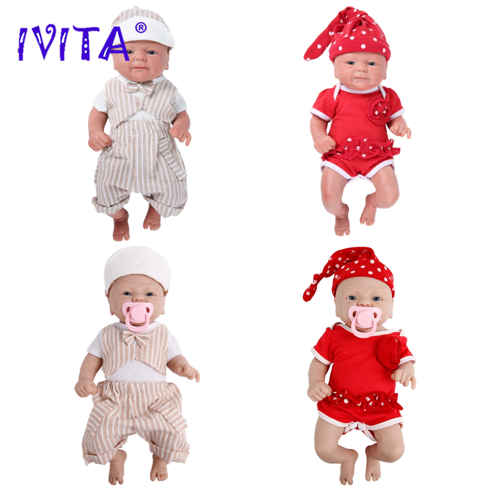 Kids Toys Deals - Muñeca Reborn IVITA 100% Silicona, Muñecos