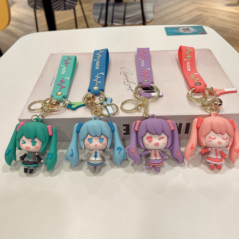 Kids Toys Deals - LLavero de Anime Miku, colgante de