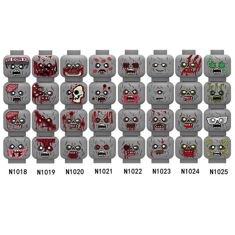Figuras de cabeza de cara de m - Kids Zombie Toys reseña y precio