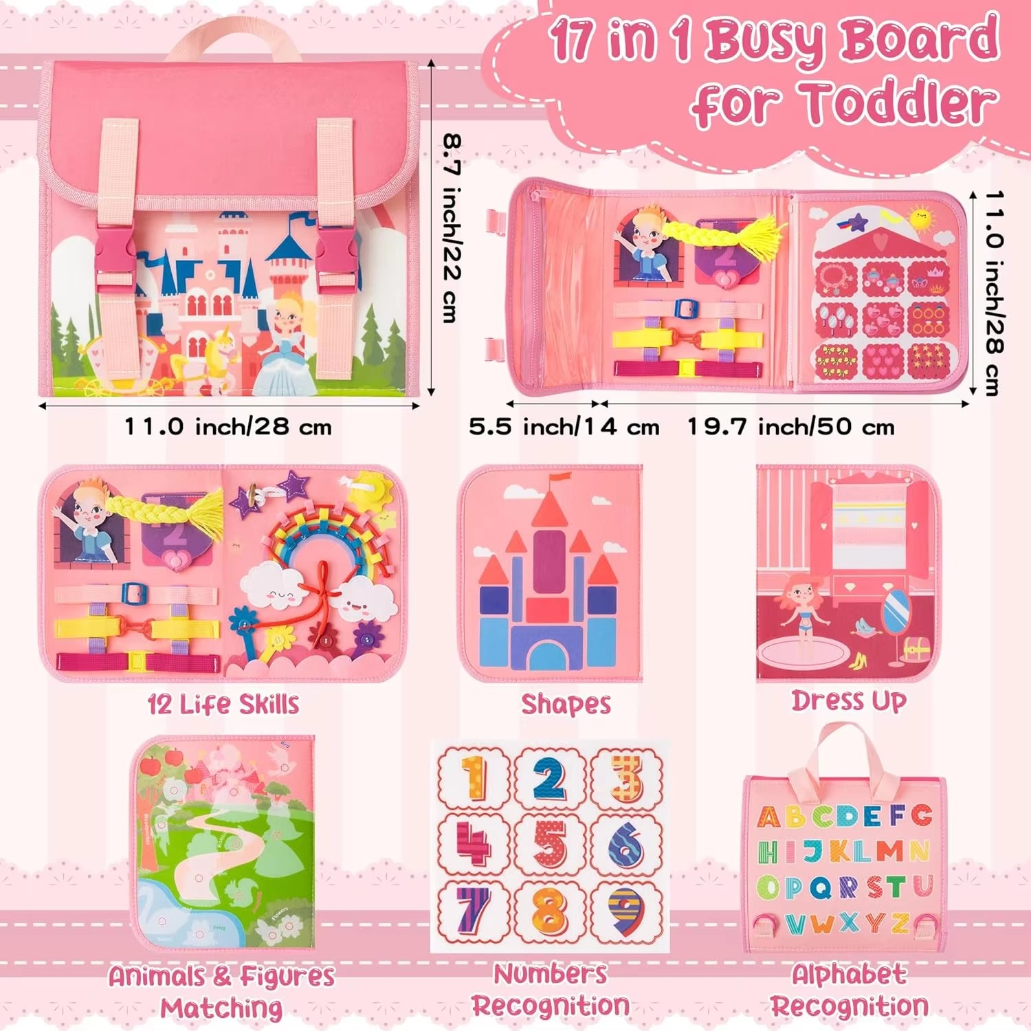 Mochila de actividades diverti - Kids Quiet Toys reseña y precio