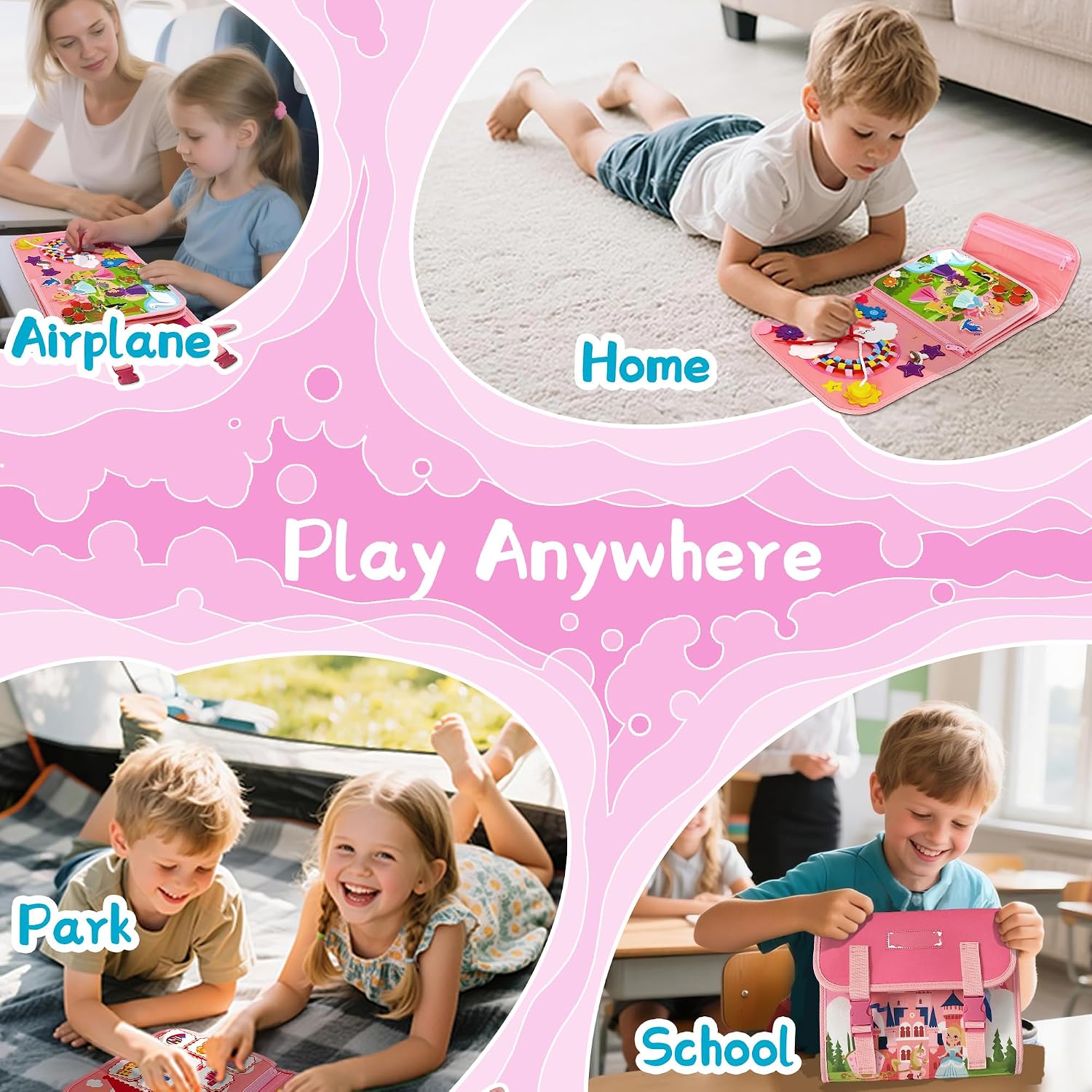 Mochila de actividades diverti - Kids Quiet Toys reseña y precio