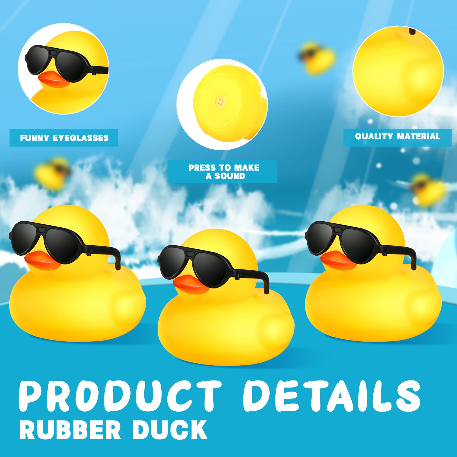 1-100 Uds. Mini patos de goma  - Rubber Duck Bath reseña y precio