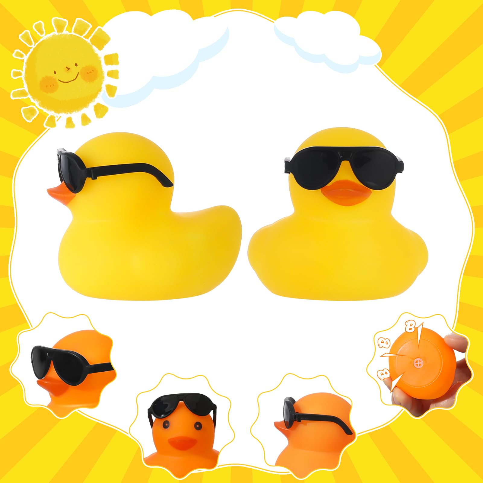 6/12/24/48 piezas patos de gom - Rubber Duck Bath reseña y precio