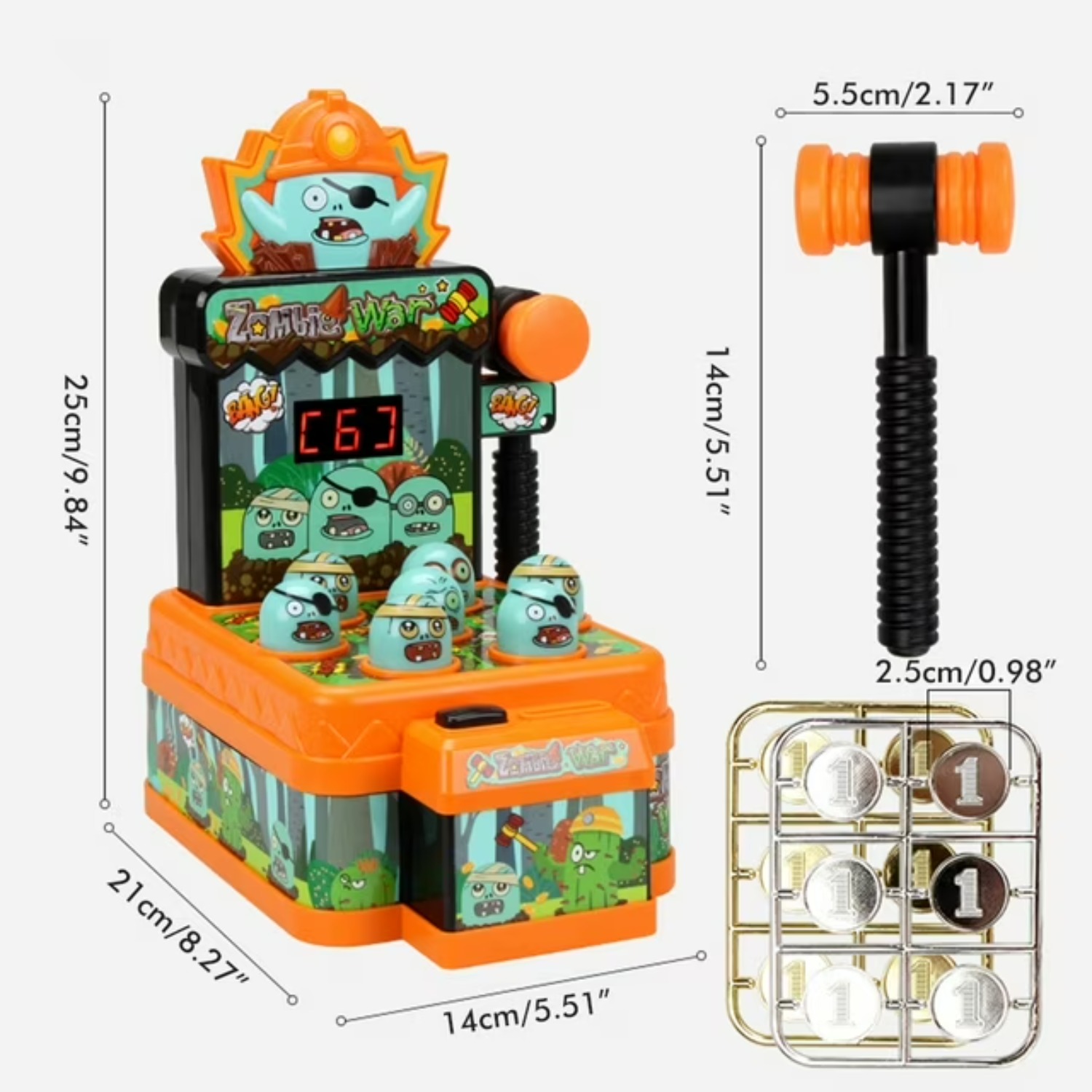 Juego de Golpear Zombis para N - Kids Zombie Toys reseña y precio