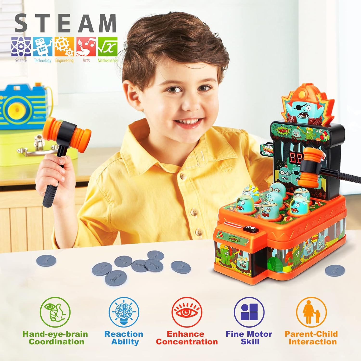 Juego de Golpear Zombis para N - Kids Zombie Toys reseña y precio