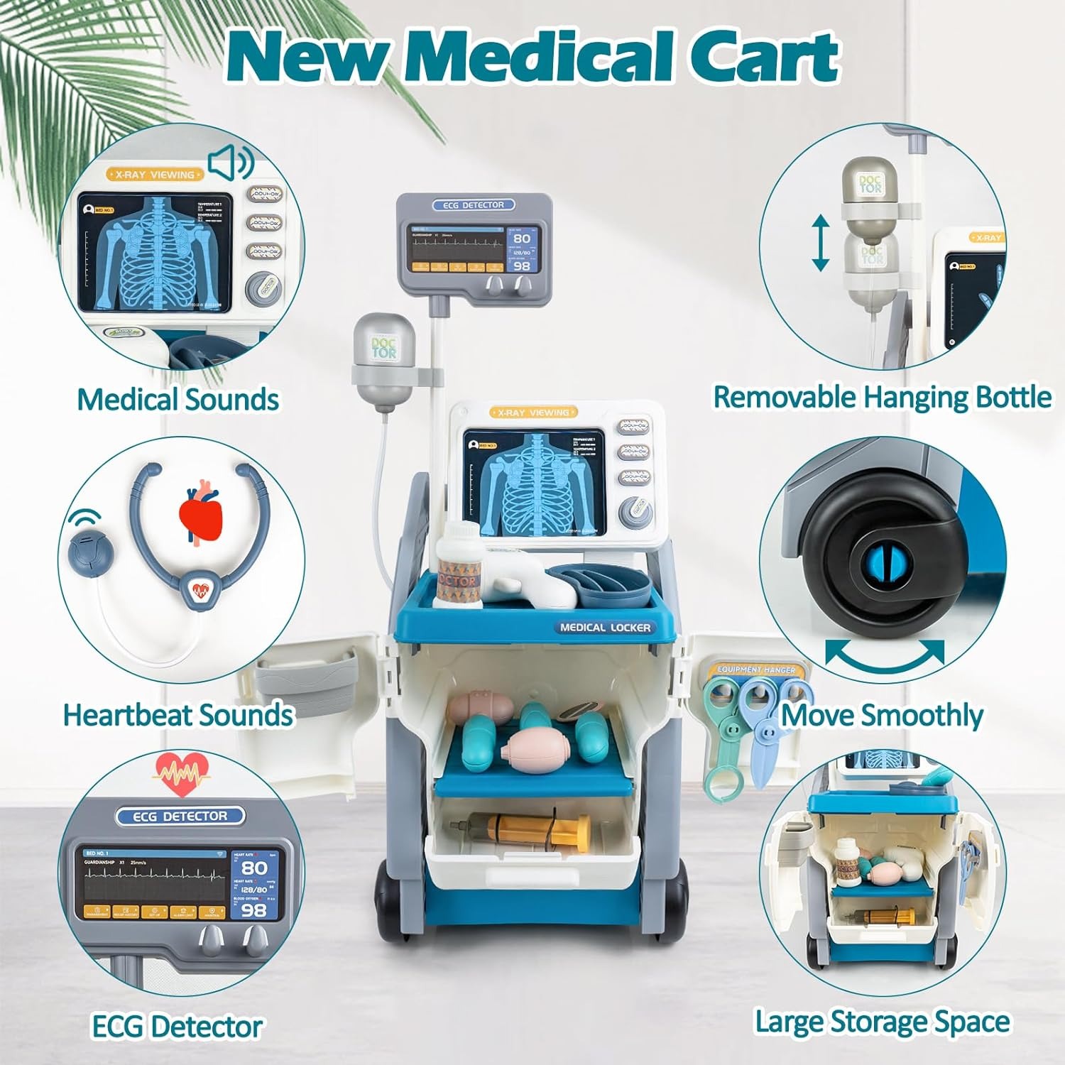 Kit médico de juguete para jue - Kids Xray Toys reseña y precio