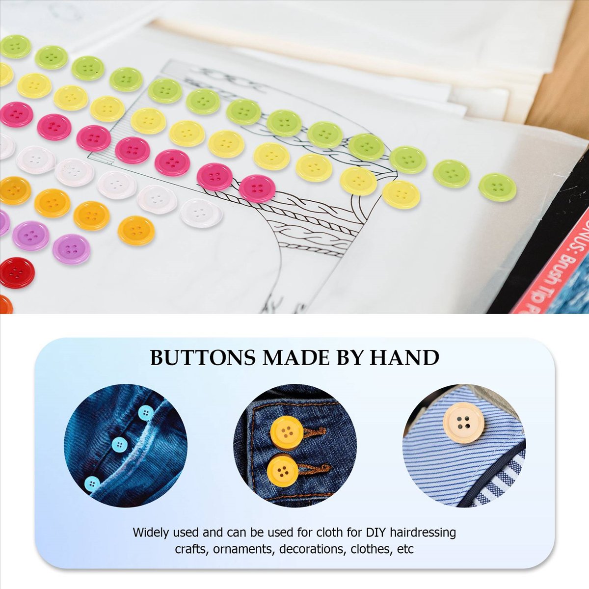 MALL DIY Juego de 100 botones  - Kids Toys Mall reseña y precio
