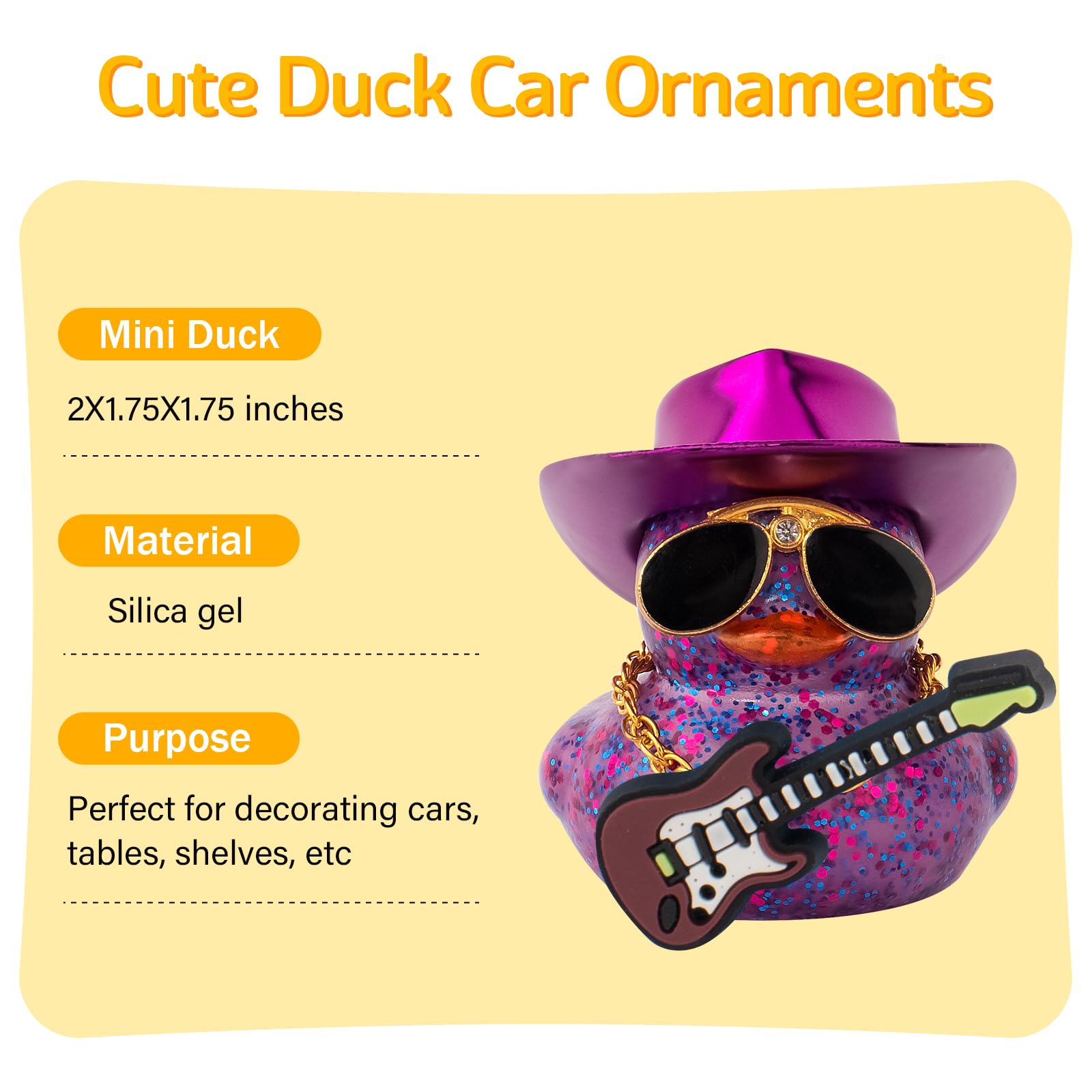 Decoraciones para automóviles  - Rubber Duck Bath reseña y precio