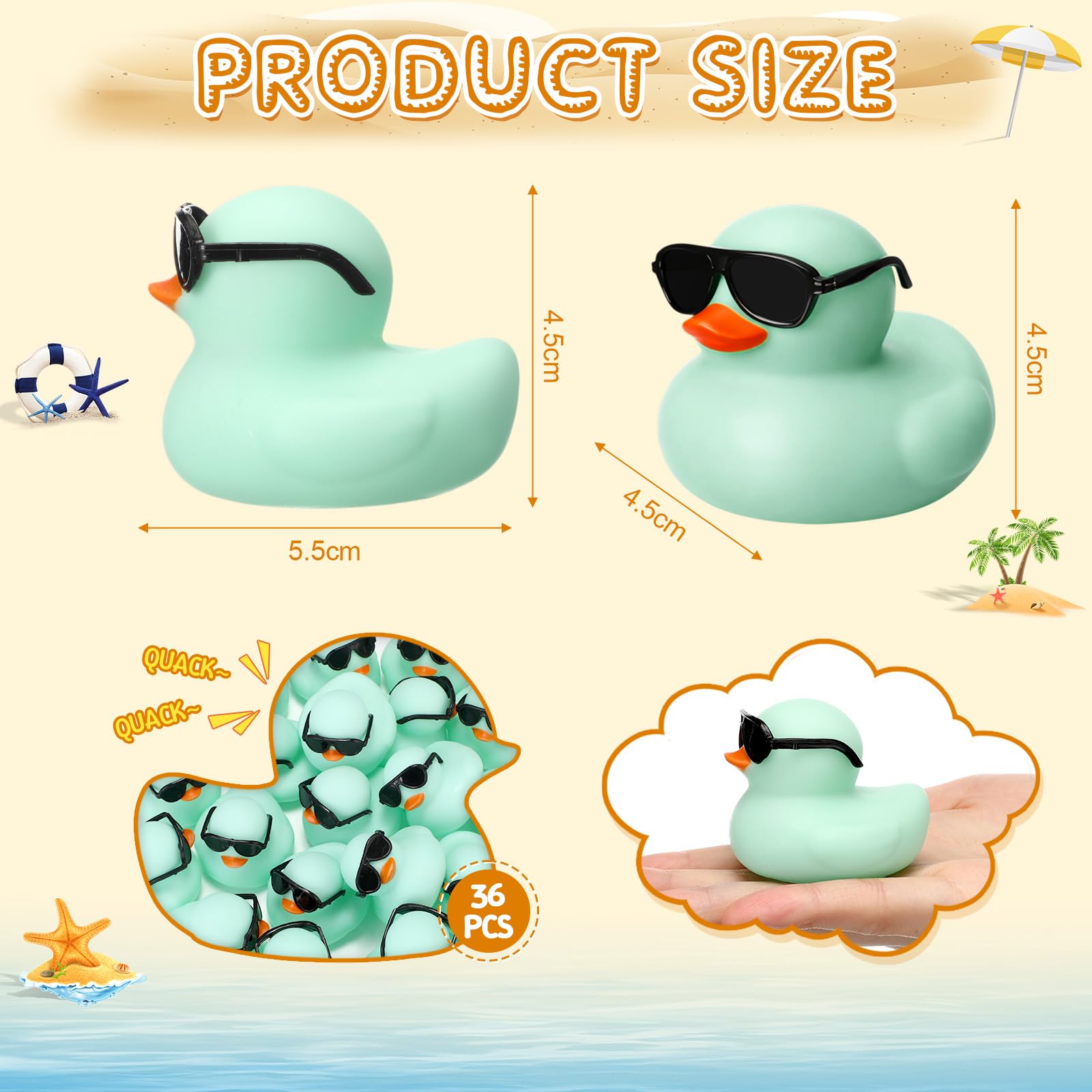10-100 Patitos de Goma Verdes  - Rubber Duck Bath reseña y precio